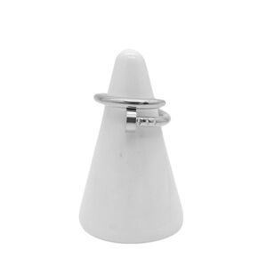 Generic  Stainless Steel Screw Nail Ring in Silver